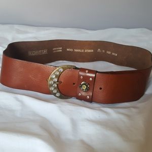 Diesel brown leather belt size 90/36 made in Italy